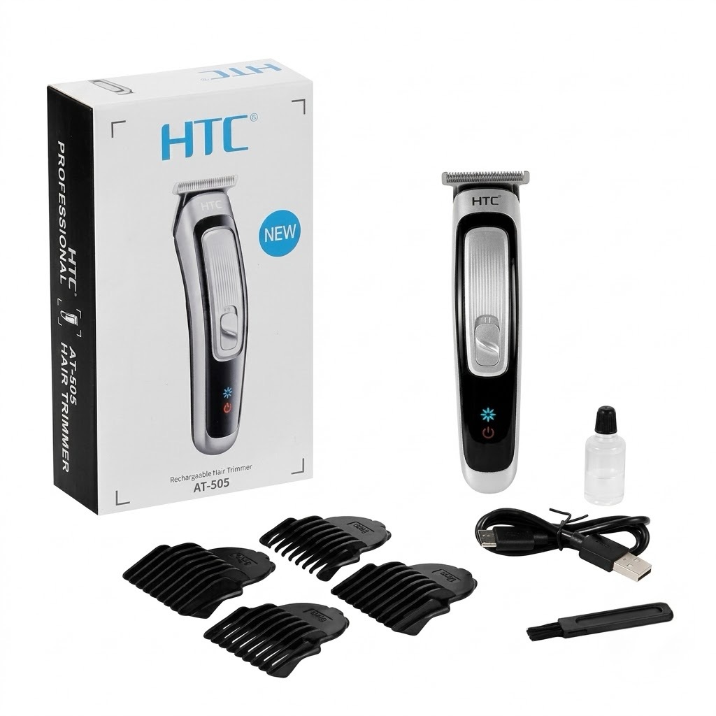 HTC Rechargeable Cordless Beard Trimmer for Men | Jio Trendy Mart